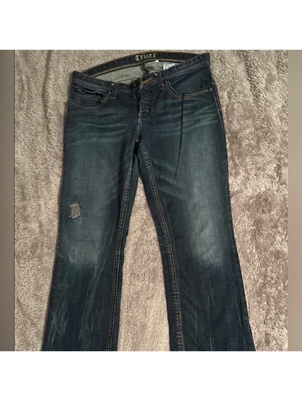 Cruel Girl Julia Mid Rise Slim Fit Bootcut Women's Blue Jeans Size 11R